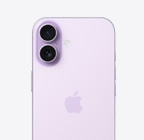 iPhone 17, parte trasera, color lavanda, sistema de cámara dual Fusion arriba a la izquierda